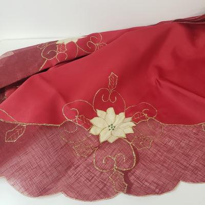 LOT 73: Christmas Poinsettias Table Ware Collection-New Products