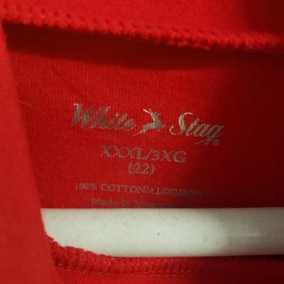 LOT 77: New with Tag Holiday Top & Fuzzy Sherpa Sequined Plus Size Pullovers