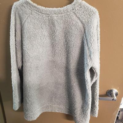LOT 77: New with Tag Holiday Top & Fuzzy Sherpa Sequined Plus Size Pullovers