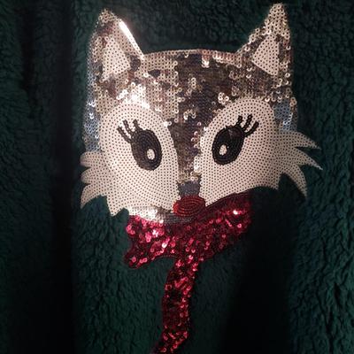 LOT 77: New with Tag Holiday Top & Fuzzy Sherpa Sequined Plus Size Pullovers