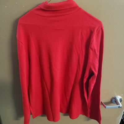 LOT 77: New with Tag Holiday Top & Fuzzy Sherpa Sequined Plus Size Pullovers