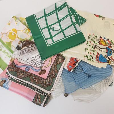 LOT 80: Collection of Scarves in Various Styles from Around the World