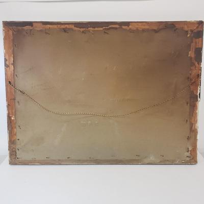 LOT 161: Vintage Metal 3D Art The Last Supper Signed