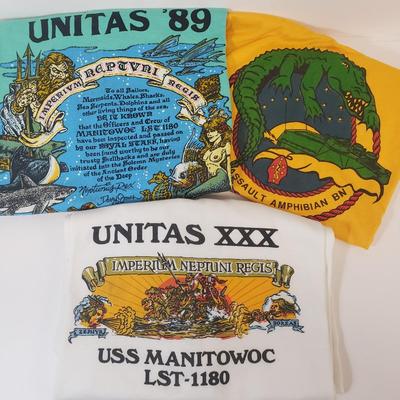 LOT 162: Vintage X-Lg T-shirt Collection-US Navy & Marines