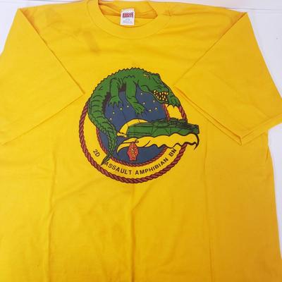 LOT 162: Vintage X-Lg T-shirt Collection-US Navy & Marines