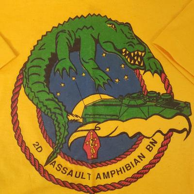 LOT 162: Vintage X-Lg T-shirt Collection-US Navy & Marines