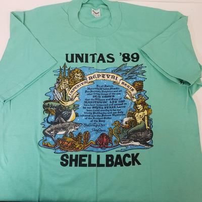 LOT 162: Vintage X-Lg T-shirt Collection-US Navy & Marines