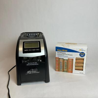 Z784 Royal Sovereign Coin Counter With Box Of Coin Wrappers