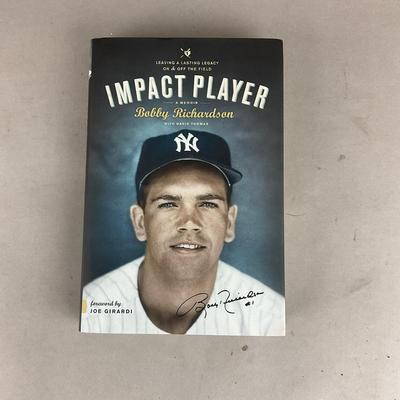 B792 Autographed & Signed Note "Impact Player” A Memoir Bobby Richardson With David Thomas