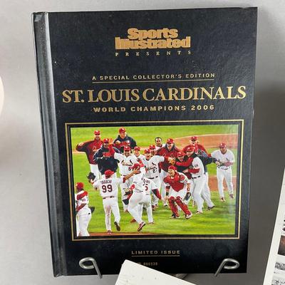 B795 Stanley Musial Autographed Framed Art And Memorbilia