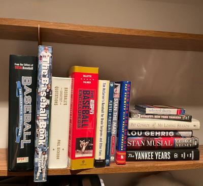 B796 Assortment Of Baseball Hardback Books