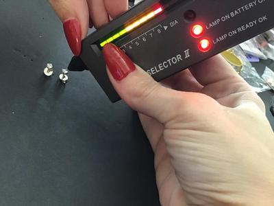 Tiffany And Co Genuine Solitaire Diamond Stud Earrings PT950. Tested Authentic