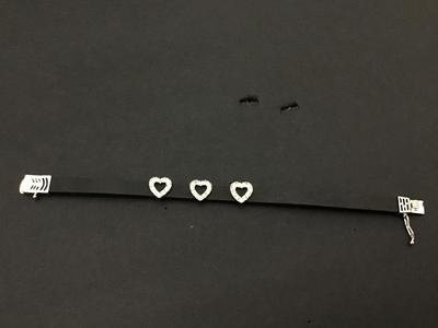 Silicone Rhinestone Bracelet