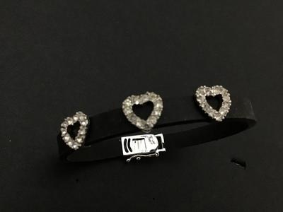 Silicone Rhinestone Bracelet