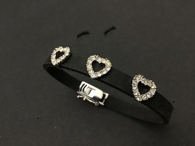 Silicone Rhinestone Bracelet