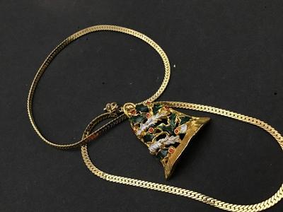 Holiday Bell Pendant Vintage