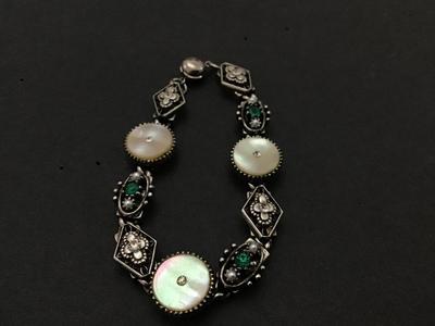 Mop Rhinestone Bracelet