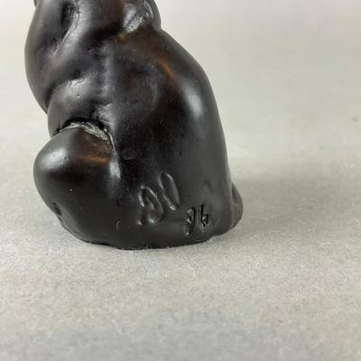 S907 "The Cat" Bronze Sculpture By Dan Ostermiller Circa 1996