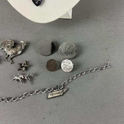 S849 Misc. Sterling Silver Jewelry Lot