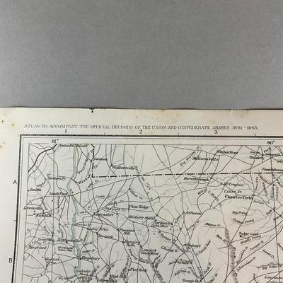 Z910 Two Sided Map Of Maryland, Delaware & South Carolina Chesapeake Bay