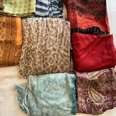 M855 Lot of Mixed Blend Women's Scarves