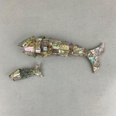 S915 Vintage Articulated Abalone Fish Bottle Opener
