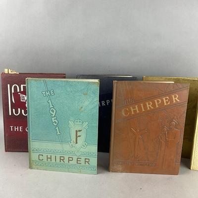 N918 The Chirper Yearbooks Lot