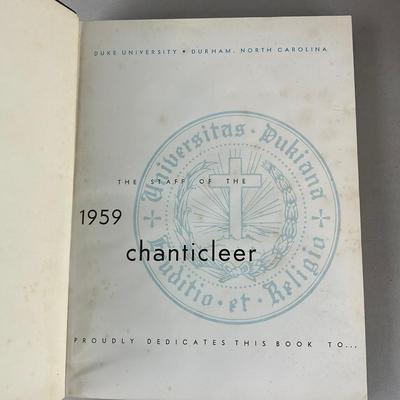 B919 Pair Of Chanticleer Yearbooks