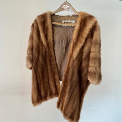 M859 Vintage Mink Stole