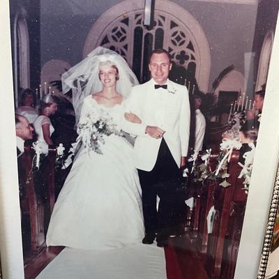 M861 Vintage 1960's Wedding Dress with Veil