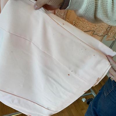 M862 Two Vintage Beaded Gowns