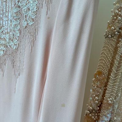 M862 Two Vintage Beaded Gowns
