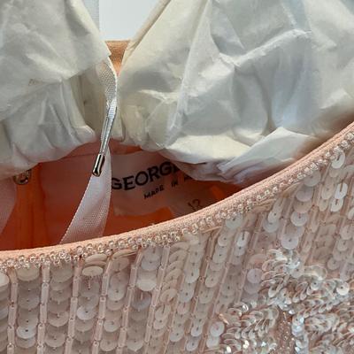 M862 Two Vintage Beaded Gowns