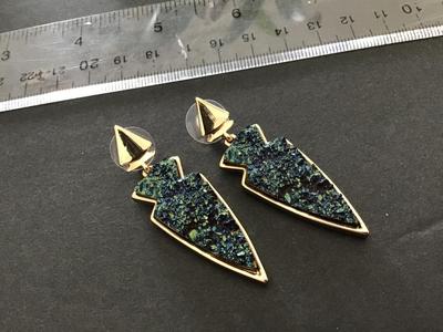 New Sugar Fix Druzzy Arrow Earrings