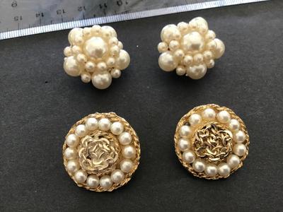 Vintage Clip on Earrings