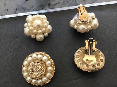 Vintage Clip on Earrings