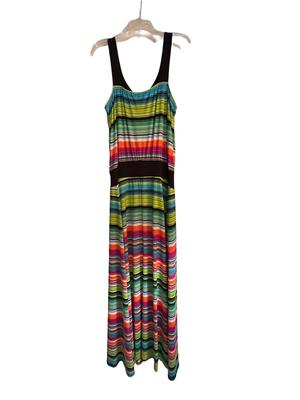 Womens Colorful Resort Wear Dress New Directions Size Large