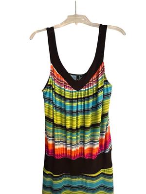 Womens Colorful Resort Wear Dress New Directions Size Large