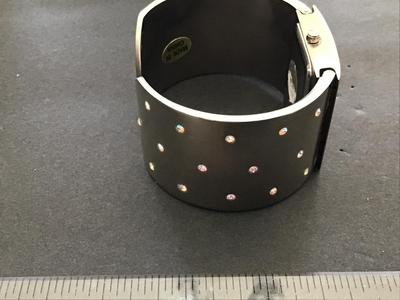 Working Gem Stone Cuff Fashion Watch