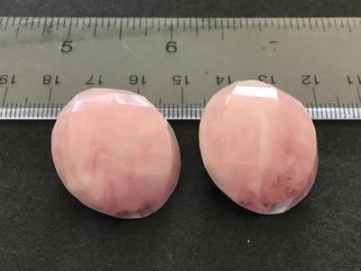 Hong Kong Barbie Pink White Clip on Earrings