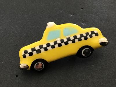 Flying colors vintage Taxi Brooch