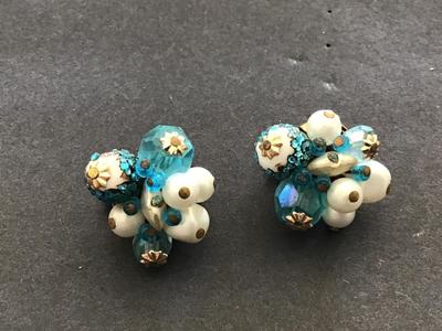 Vintage Japan Clip on Earrings