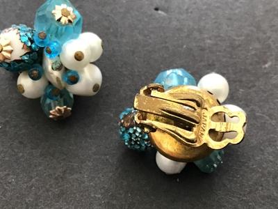 Vintage Japan Clip on Earrings