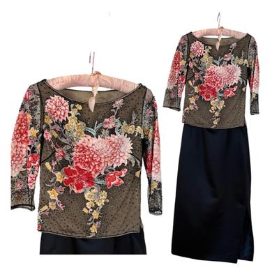 M868 Ladies Two Piece Naeem Khan and Cennamo Couture Blouse