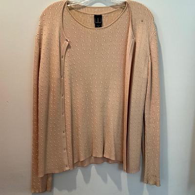 M873 Lot of Ladies Mixed Knitted and Silk Tops, Cardigans