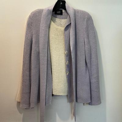 M873 Lot of Ladies Mixed Knitted and Silk Tops, Cardigans