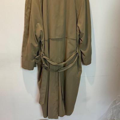 M879 Mens Vintage Mongolian Cashmere Coat and Harbor Trench Coat