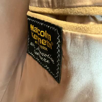 M879 Mens Vintage Mongolian Cashmere Coat and Harbor Trench Coat