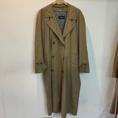 M879 Mens Vintage Mongolian Cashmere Coat and Harbor Trench Coat