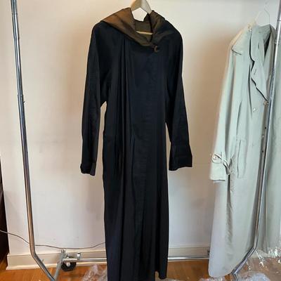 M880 Ladies Gallery W. Trench Coat and Black Hooded Raincoat